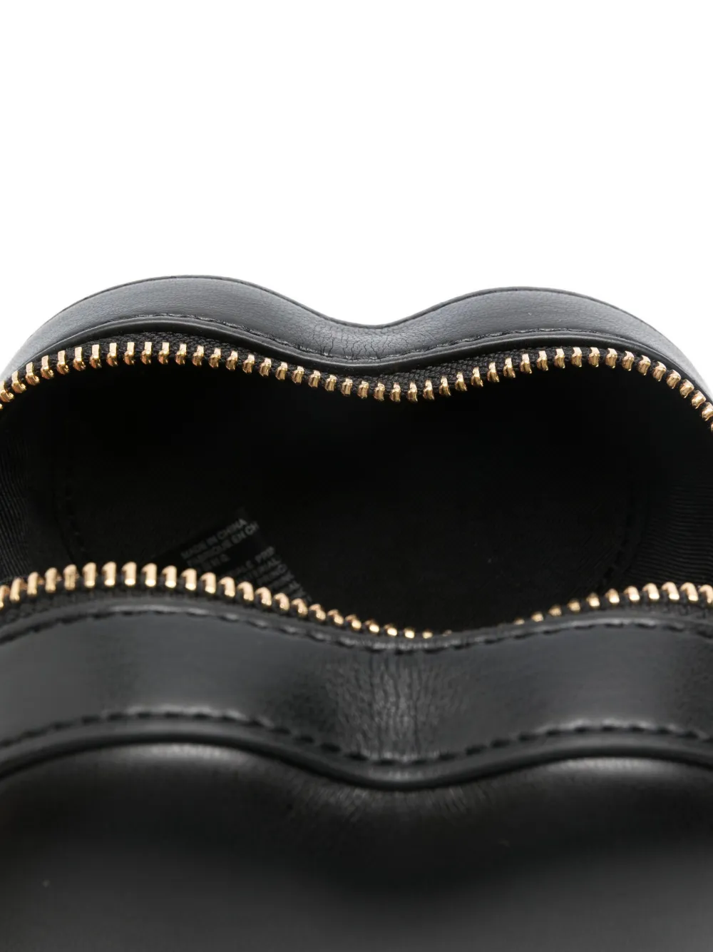 Love Moschino Heart-shape Chain-strap Cross Body Bag In Black