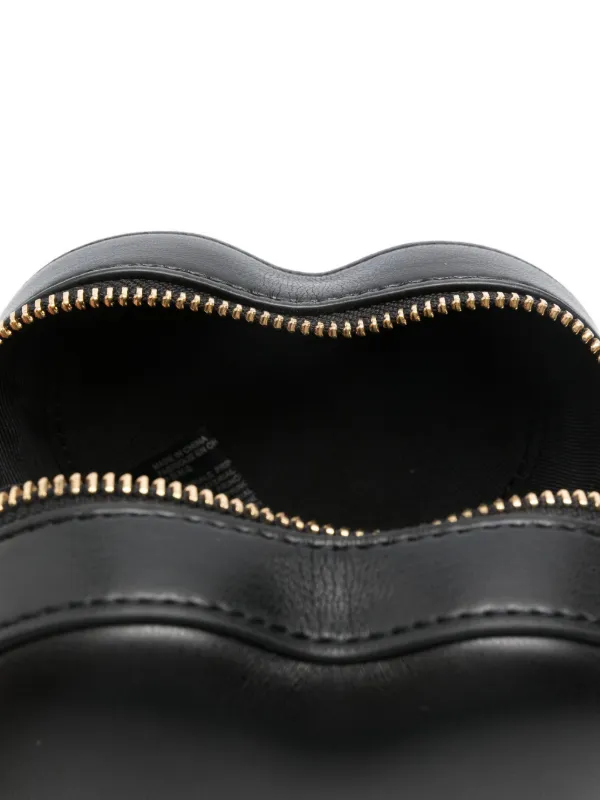 Love Moschino heart-shape chain-strap Cross Body Bag | Black