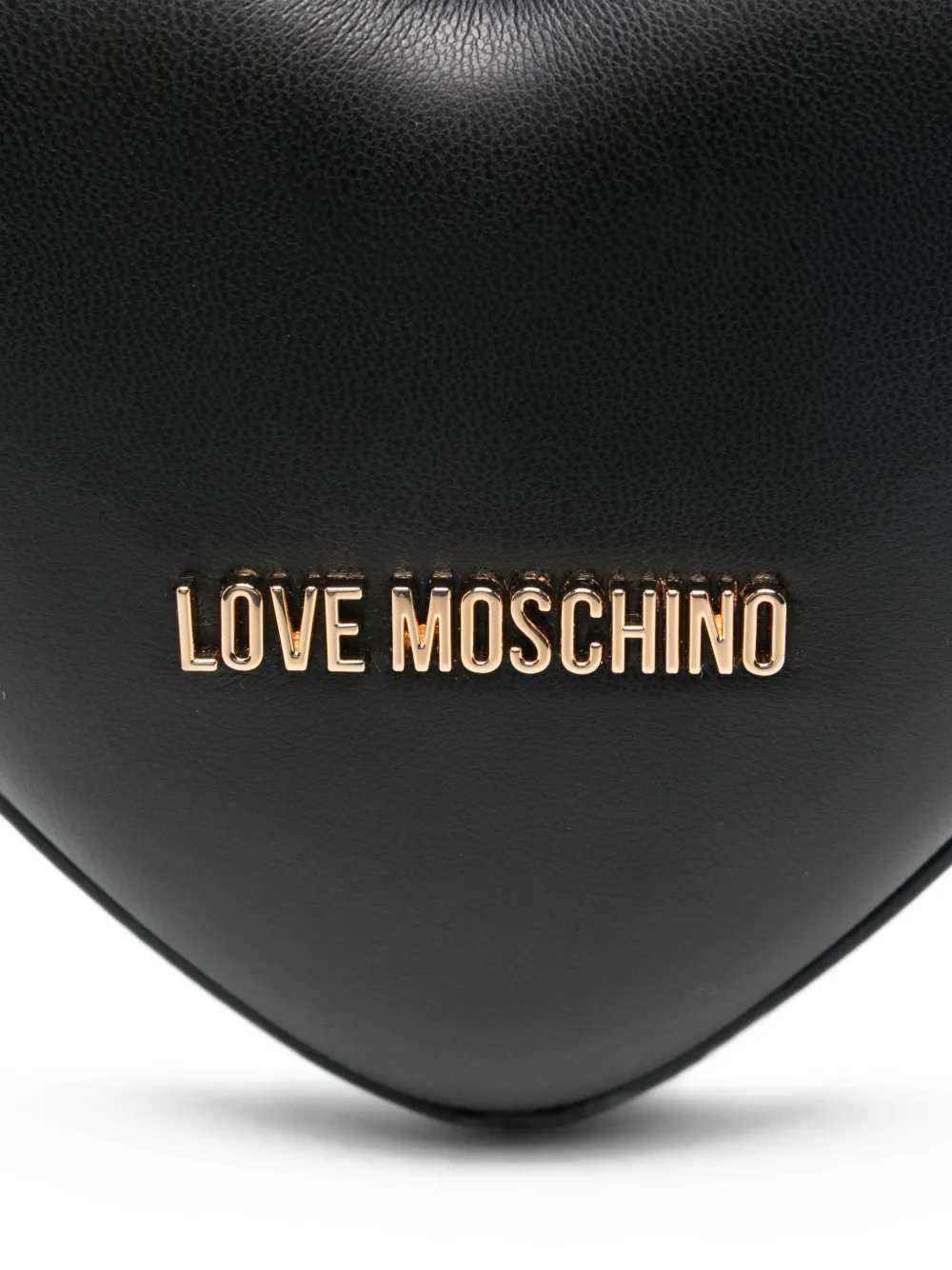 Love Moschino Hartvormige crossbodytas met kettinghengsel Zwart
