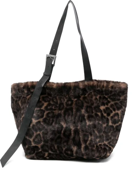 Apparis animal-print tote bag