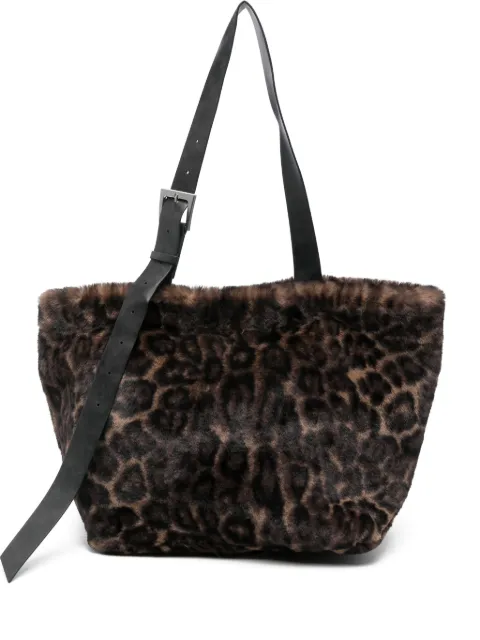 Apparis animal-print tote bag