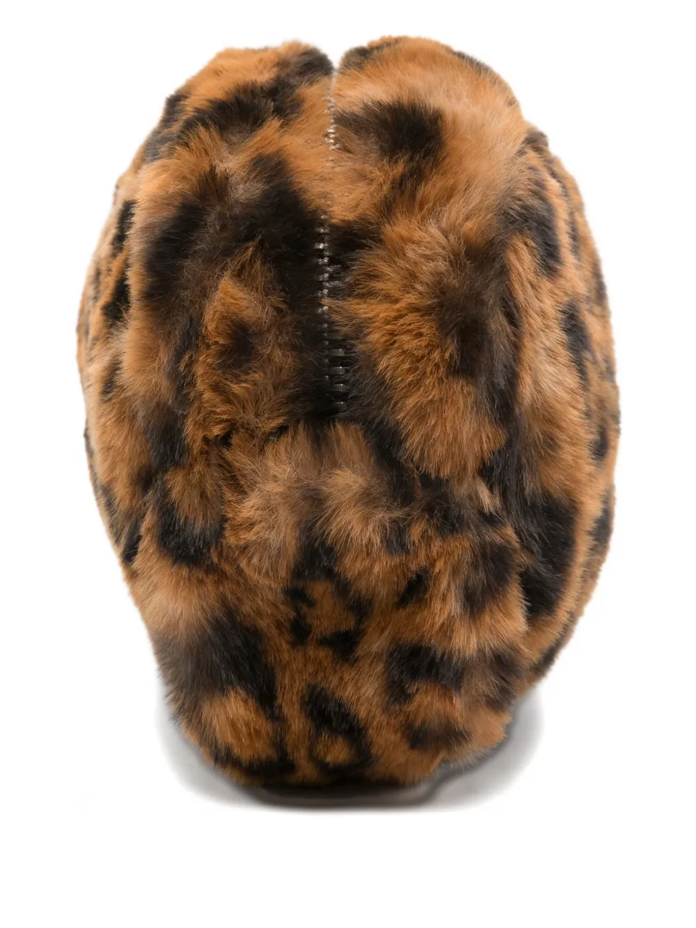 Apparis Leopard-print Zip Purse In Brown