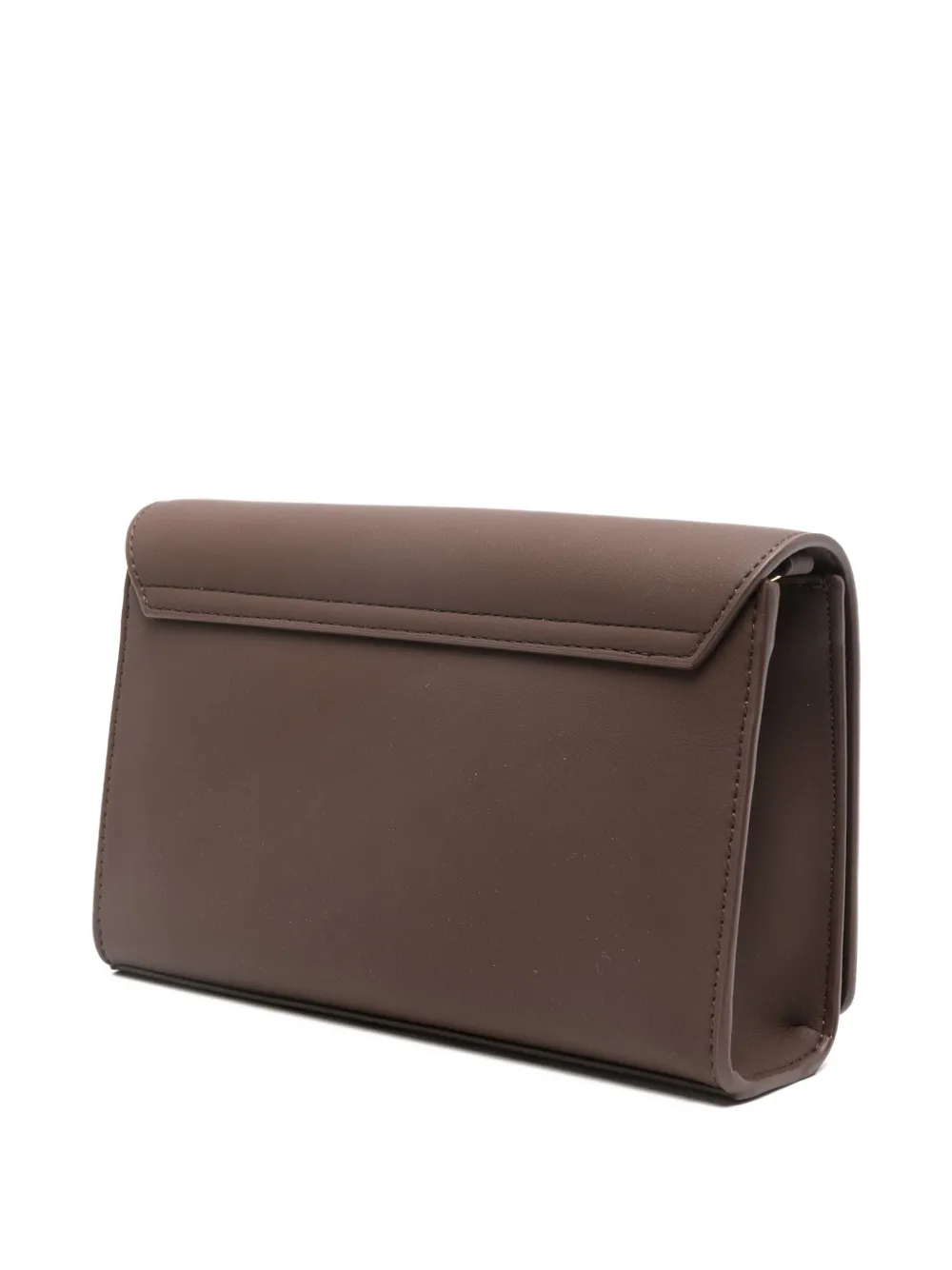 Love Moschino Logo-lettering Chain-strap Cross Body Bag In Brown