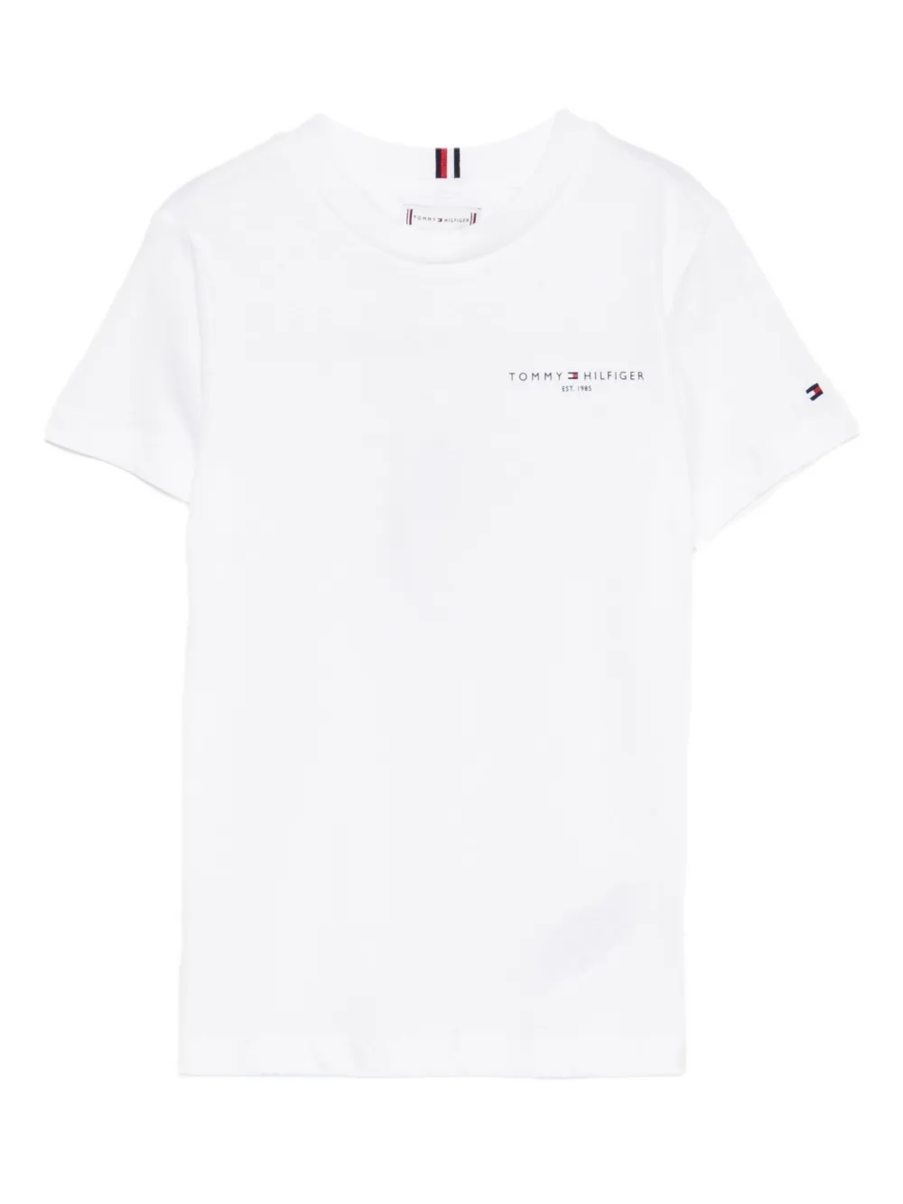 Tommy Hilfiger Junior playera con logo estampado | blanco | Image 1