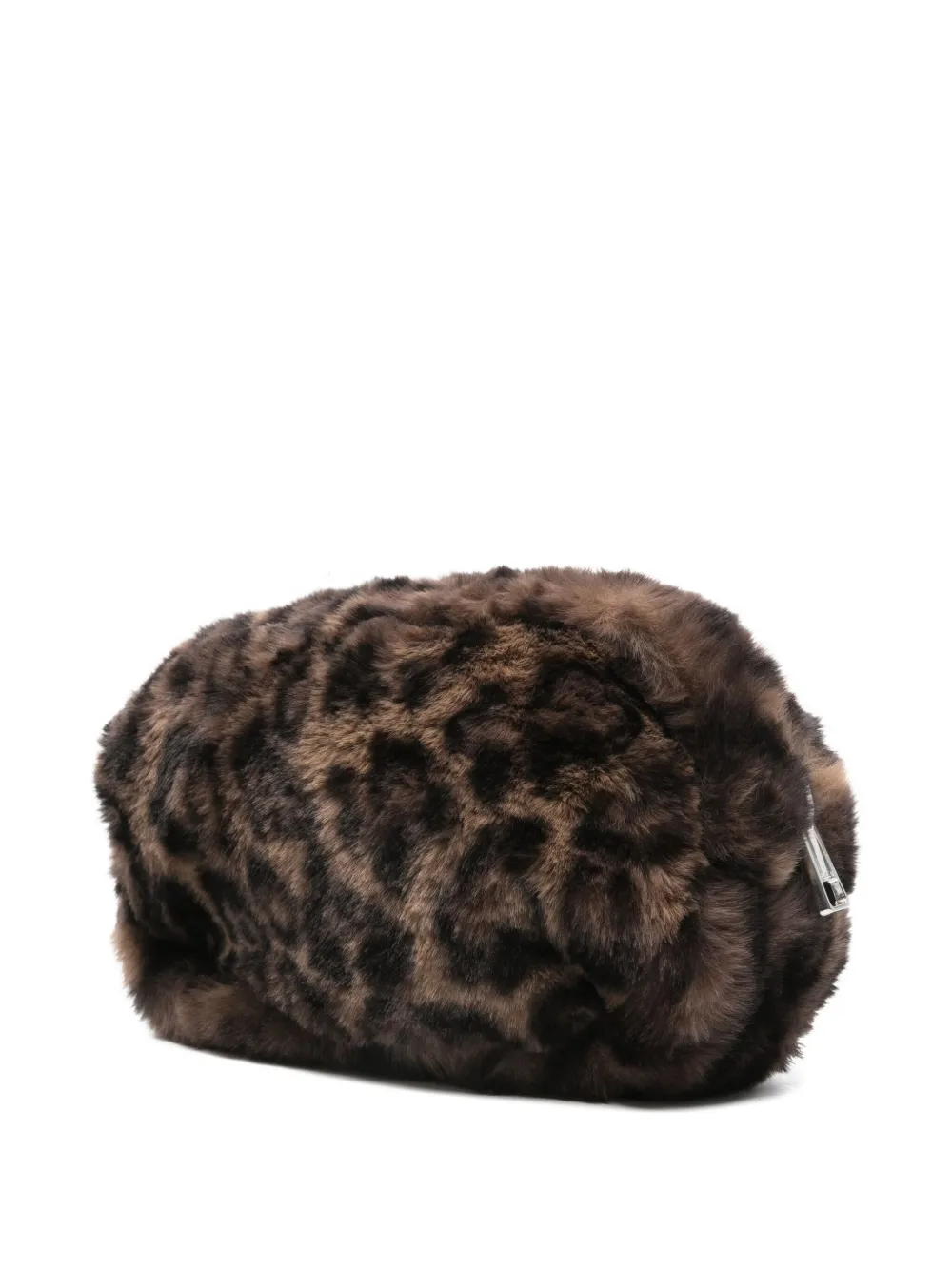 Apparis Animal Print Zip Wallet In Brown