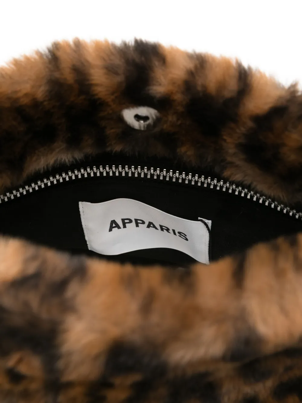 Apparis Leopard-print Buckle-strap Tote Bag In Brown