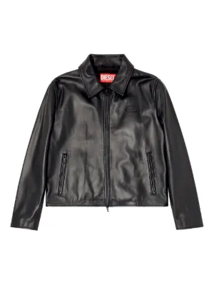 Diesel L-Unatic レザージャケット | ブラック | FARFETCH JP