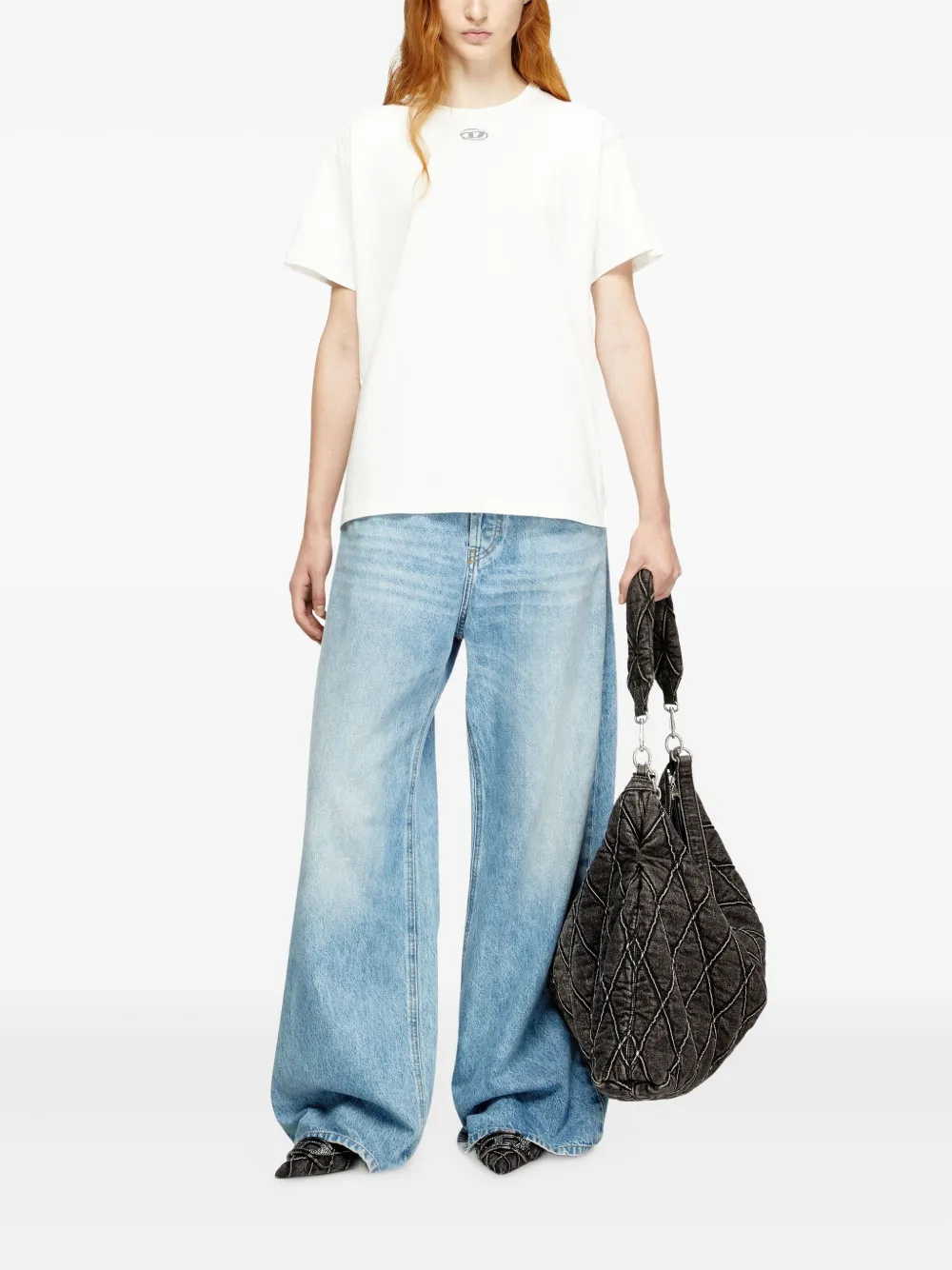 Diesel T-normy-od-s1 T-shirt In White