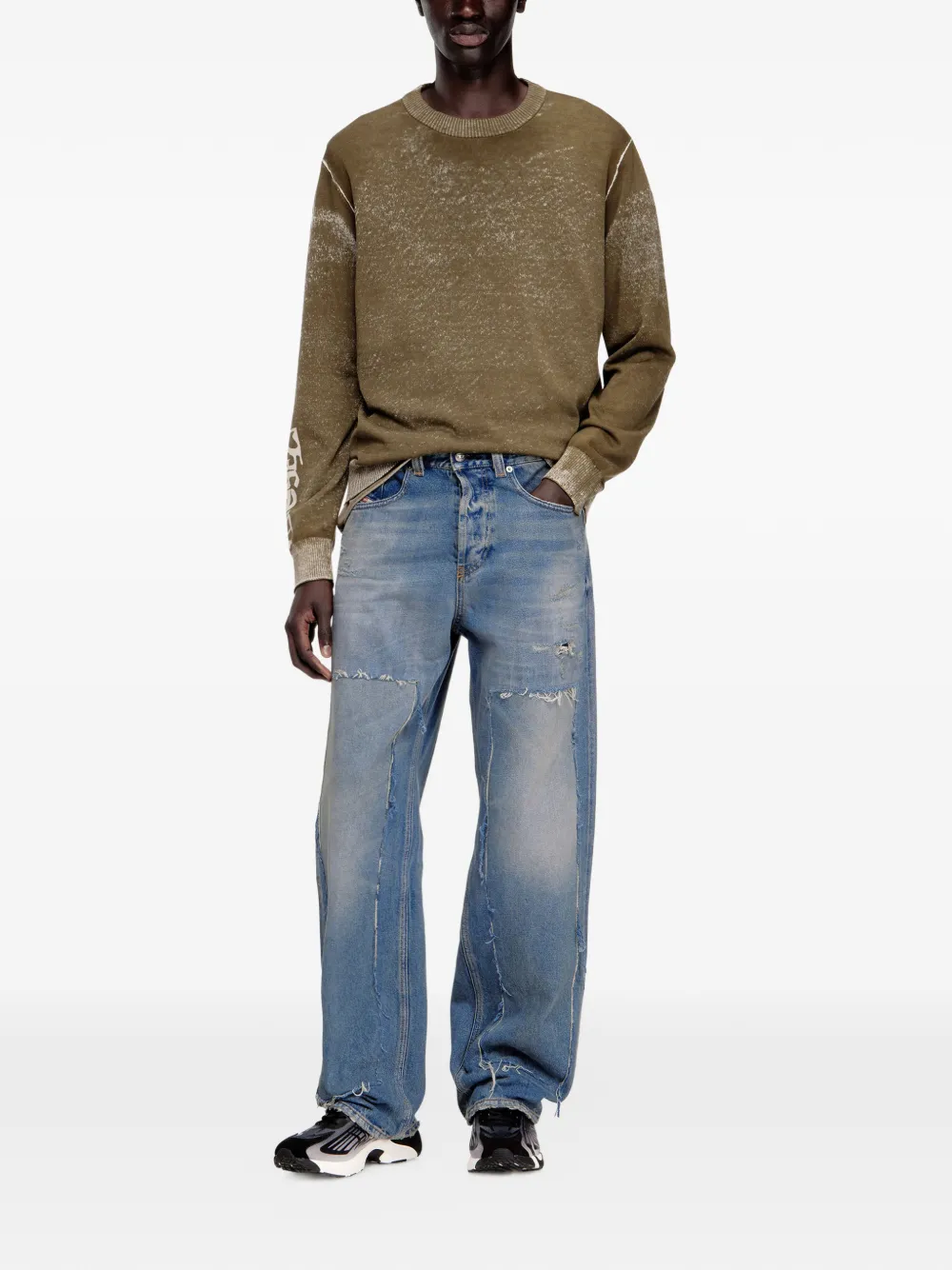 Diesel K-Yorki sweater - Groen