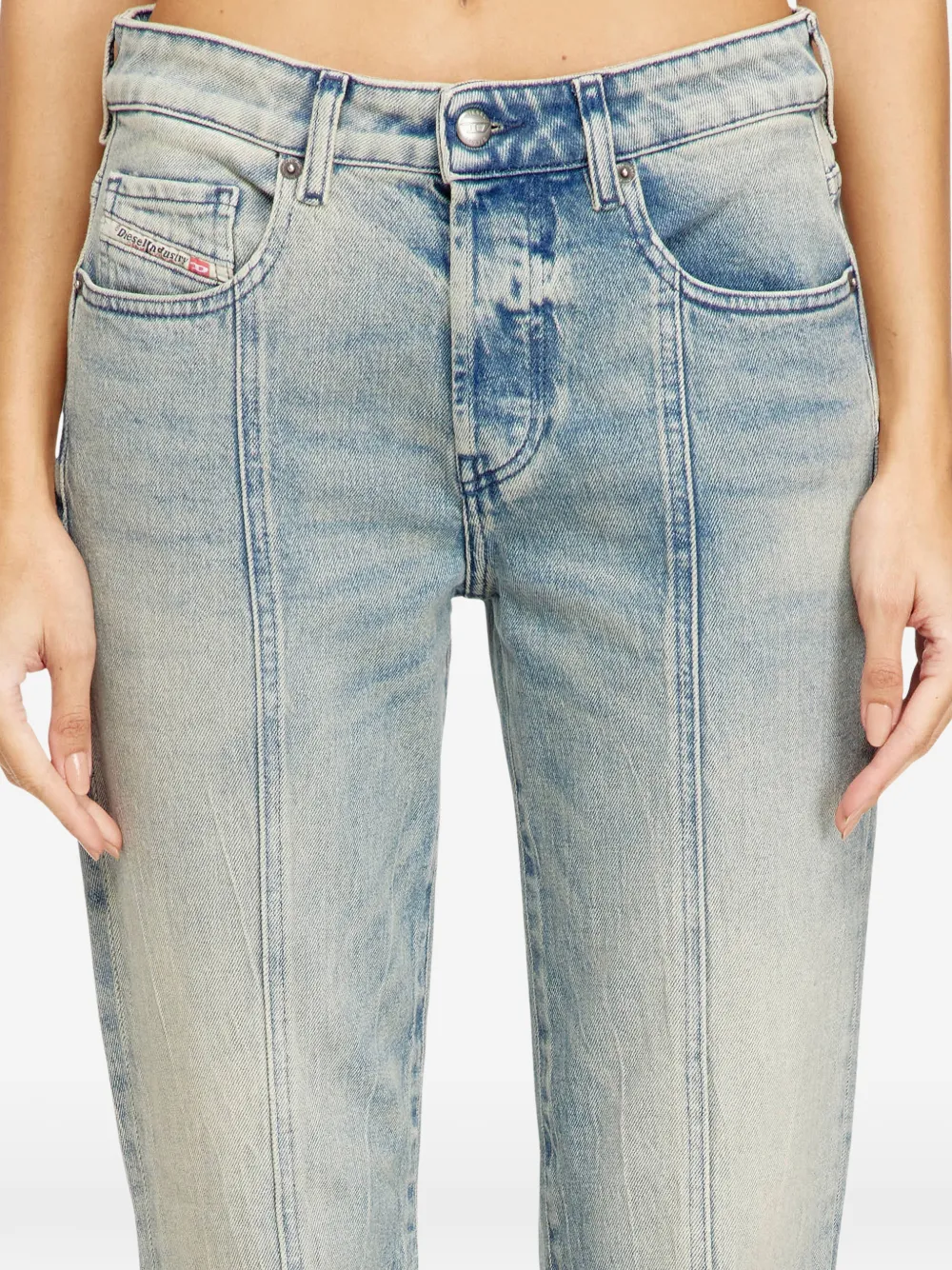 Diesel 1989 D-Mine 09n55 straight jeans Blauw
