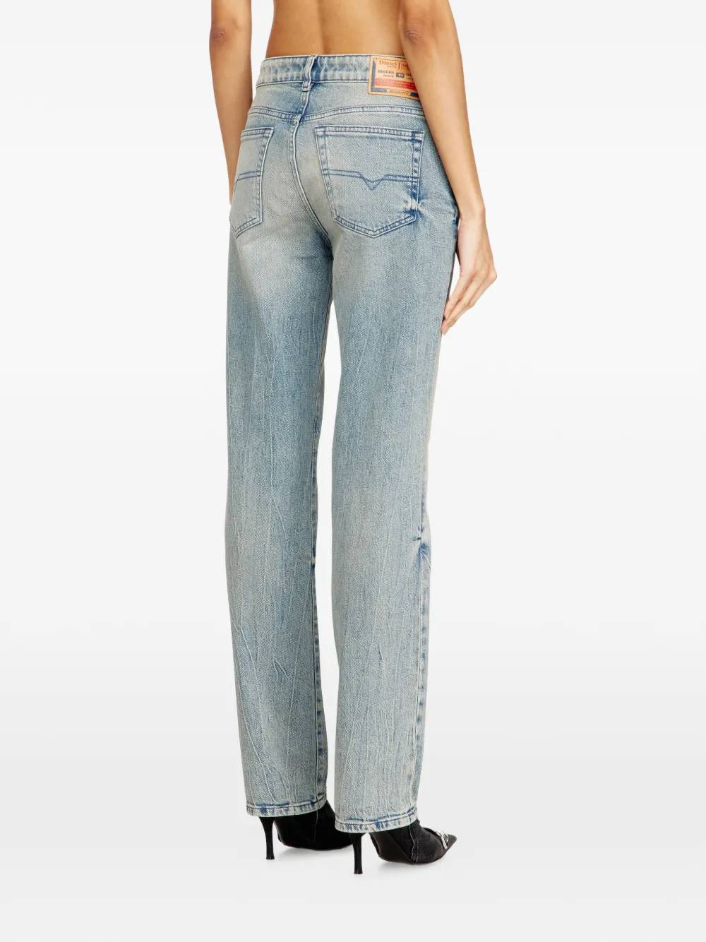 Diesel 1989 D-Mine 09n55 straight jeans Blauw