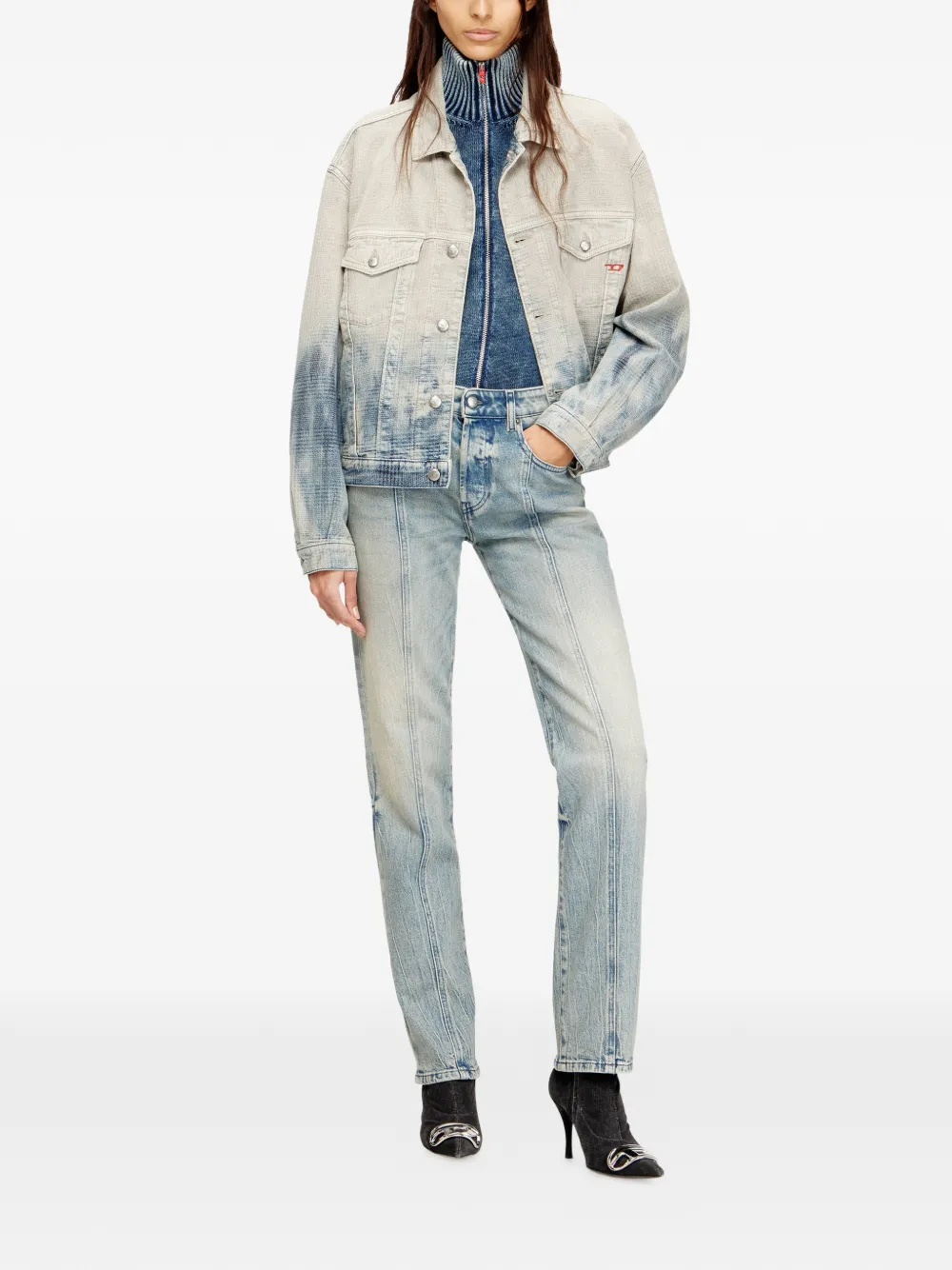 Diesel 1989 D-Mine 09n55 straight-leg jeans - Blauw