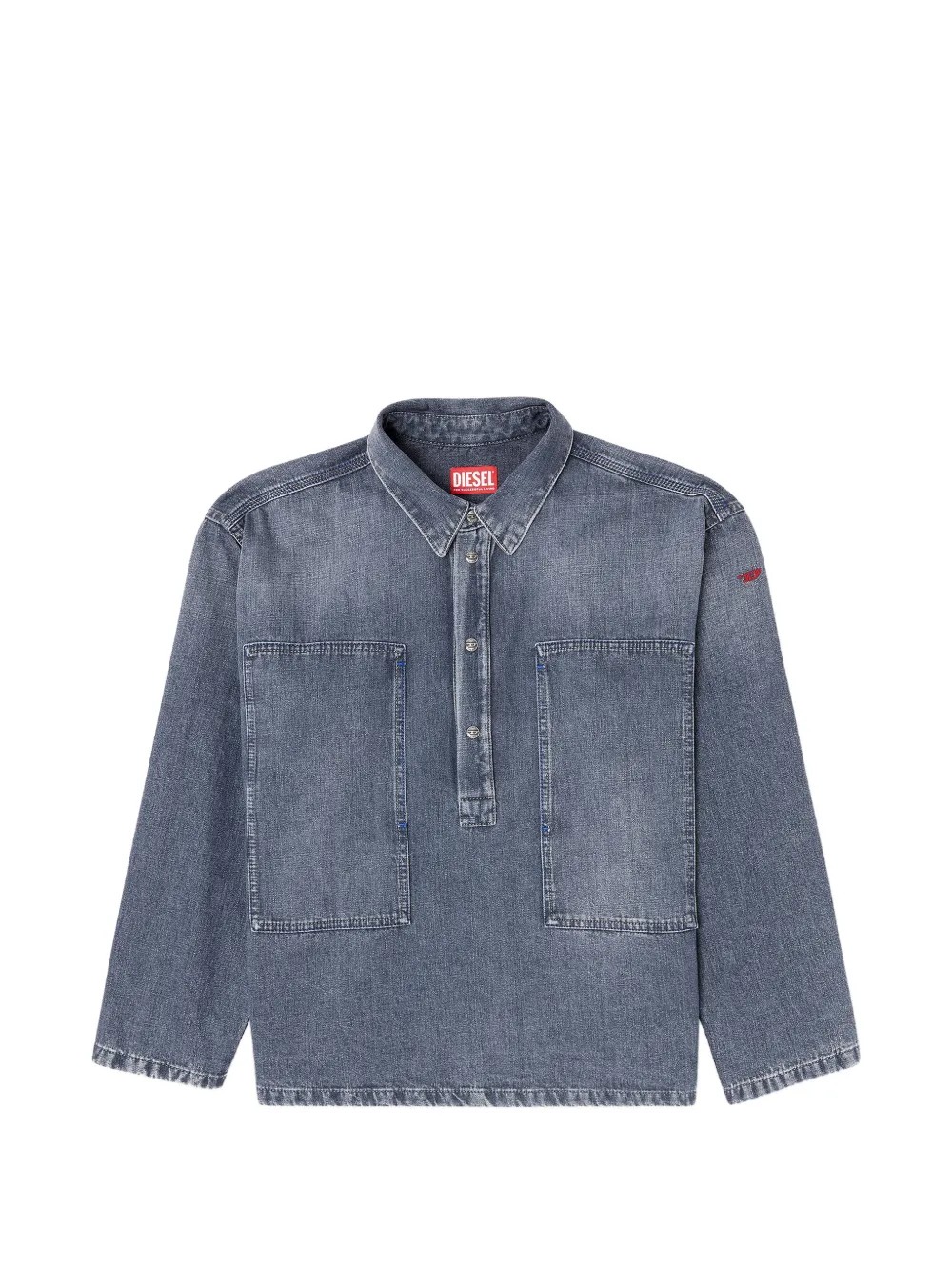 Diesel De-Priss denim blouse - Grigio