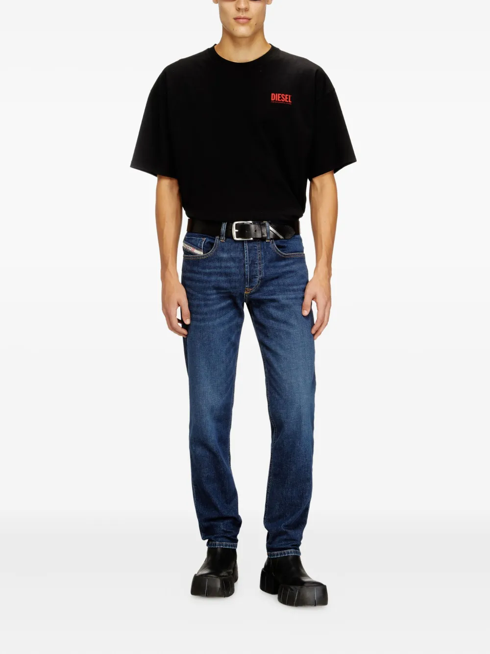 Diesel D-Finitive button jeans - Blauw