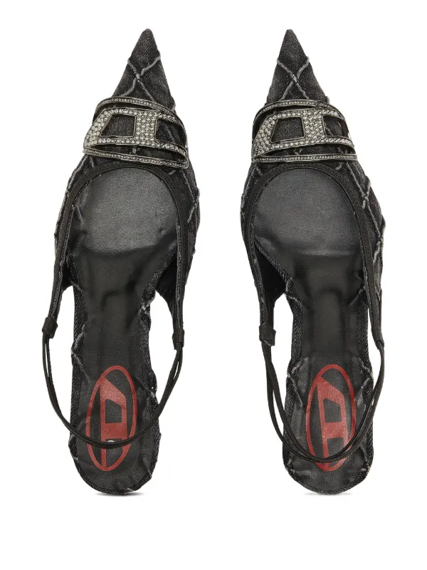 『早い者勝ち、超美品』DIESEL D-VENUS SBレザーパンプス Diesel D-Venus SB 40mm パンプス | ブラック | FARFETCH JP