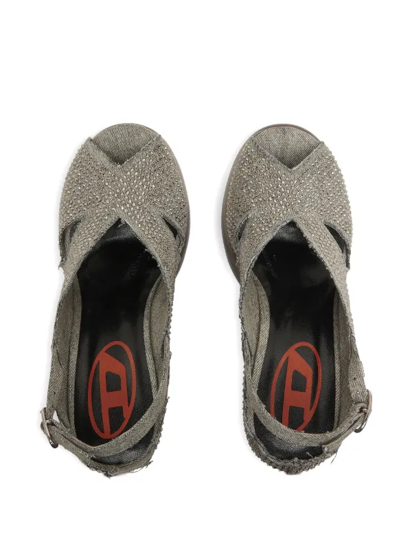 Diesel D-Lake サンダル グレー FARFETCH JP