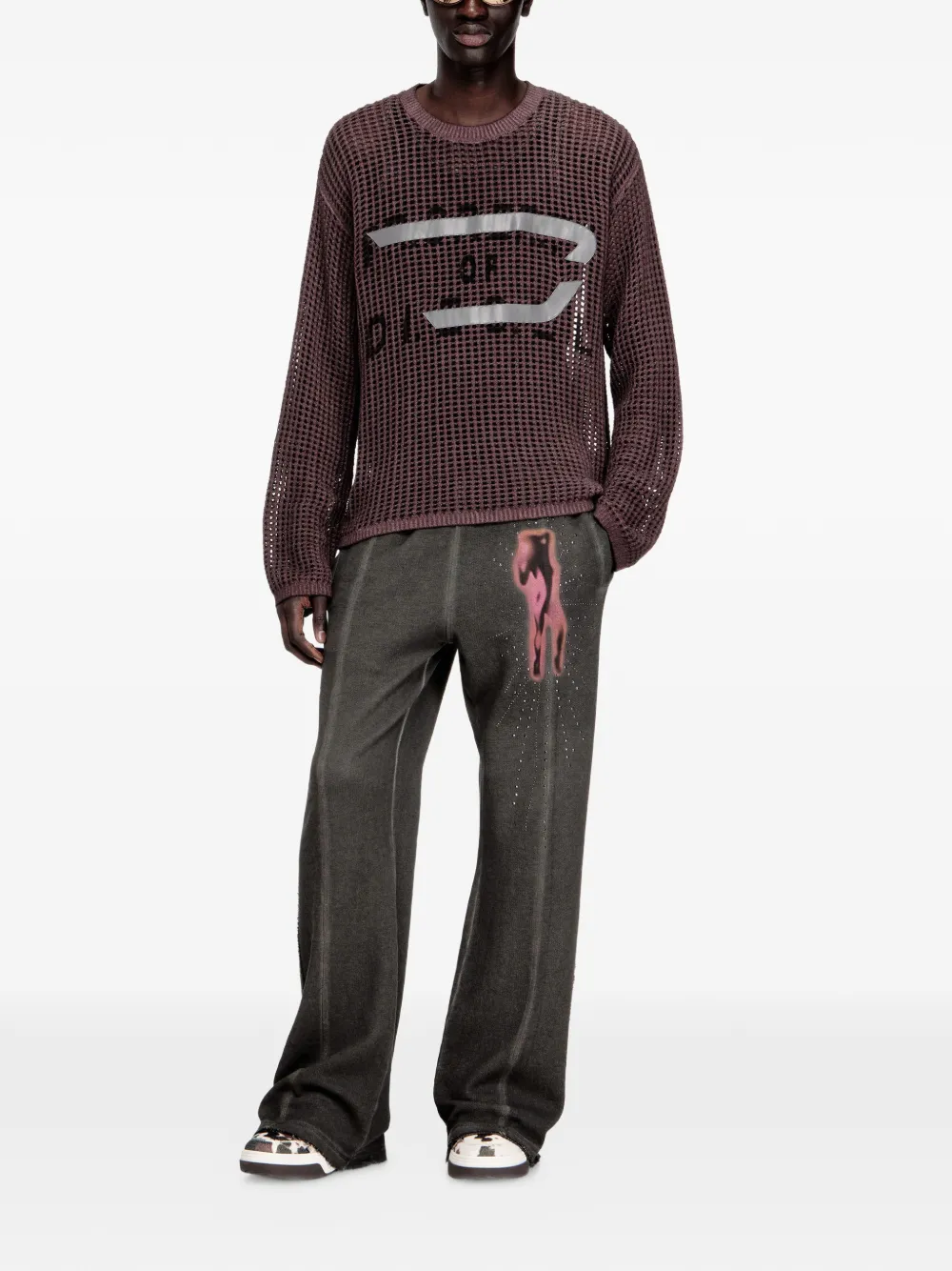 Diesel K-Roch sweater - Paars