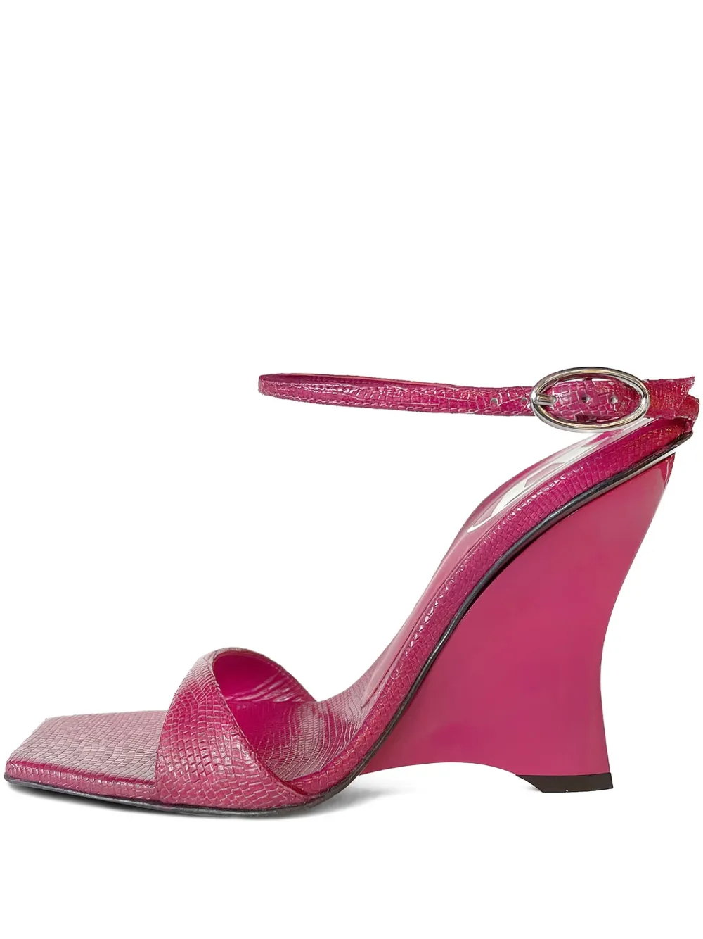 Diesel 90mm D-amber Wedge Sandals In Pink