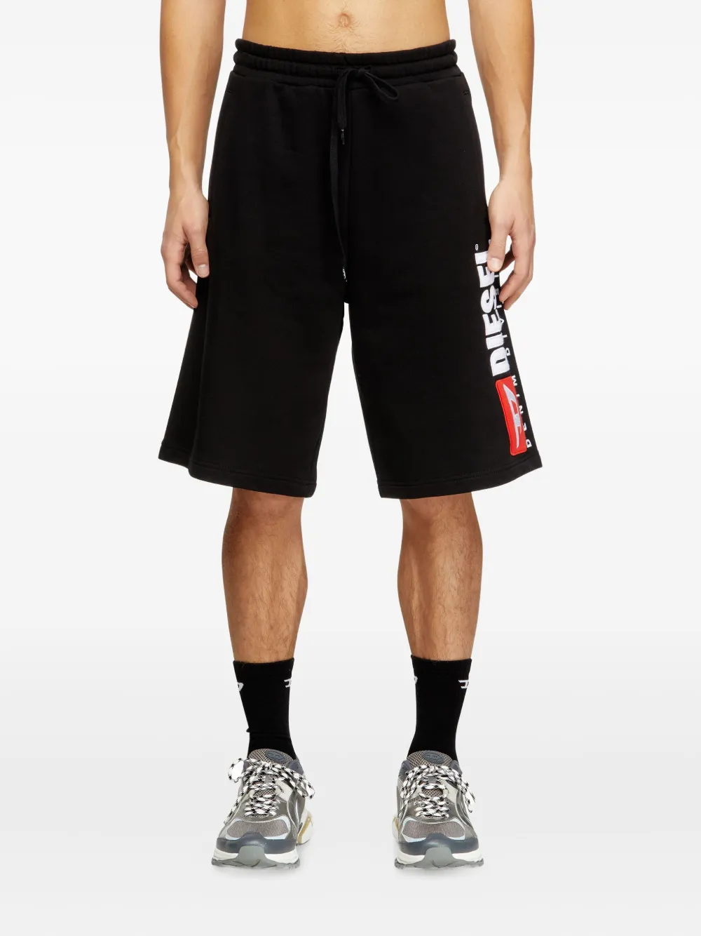 Diesel P-Crow-Div trainingsshorts Zwart