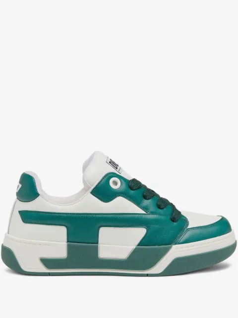 Diesel D-Ollie-sneakers in colour-block leather