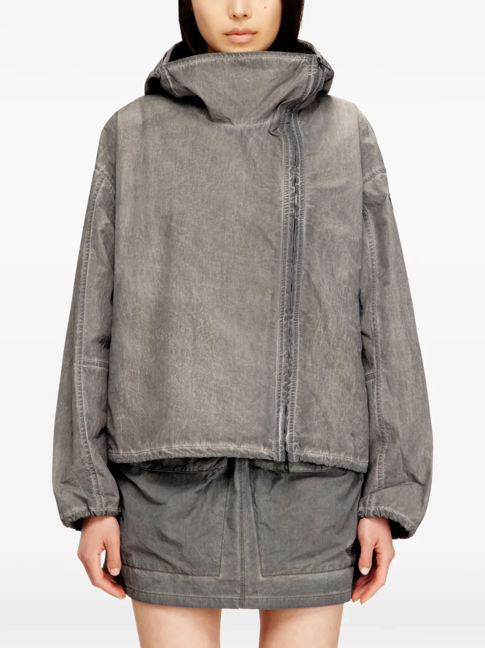 Diesel G-orilla Windbreaker Jacket - Grey 