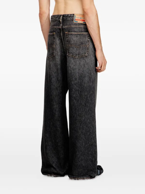 Diesel Calça Jeans D-Rise | Preto | FARFETCH BR
