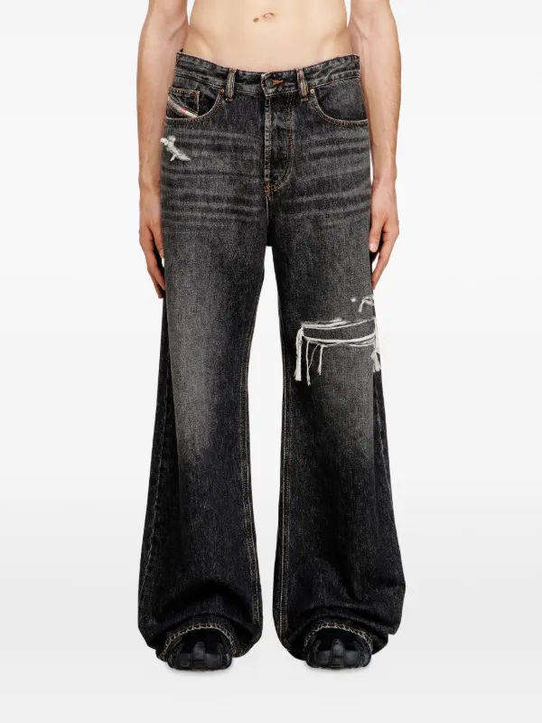 Diesel Calça Jeans D-Rise | Preto | FARFETCH BR