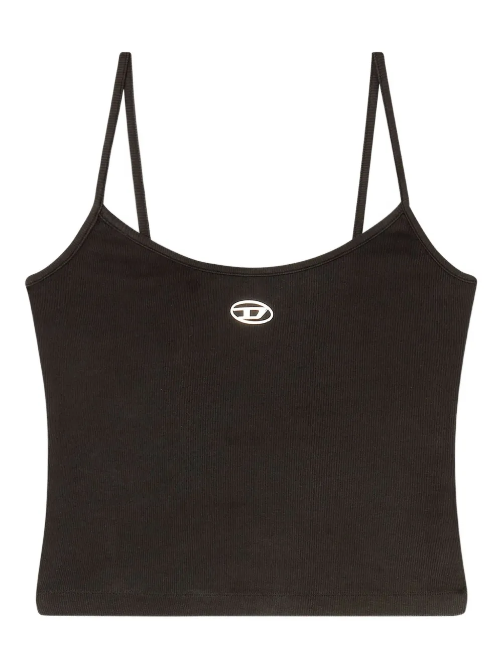 Diesel Top T-Hupy con logo - Nero