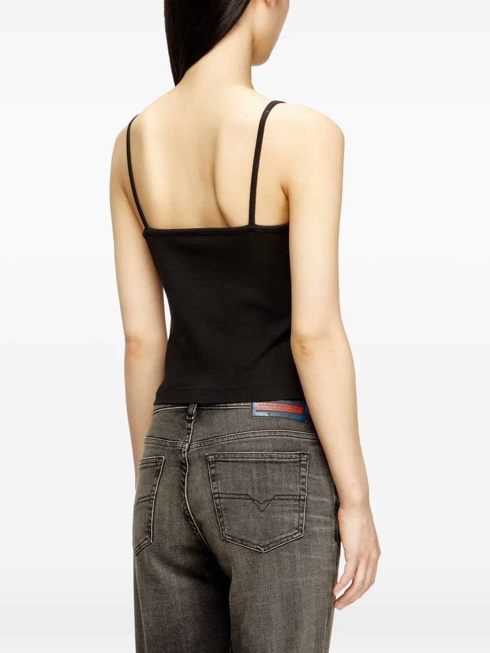Diesel T-Hupy top met logodetail Zwart