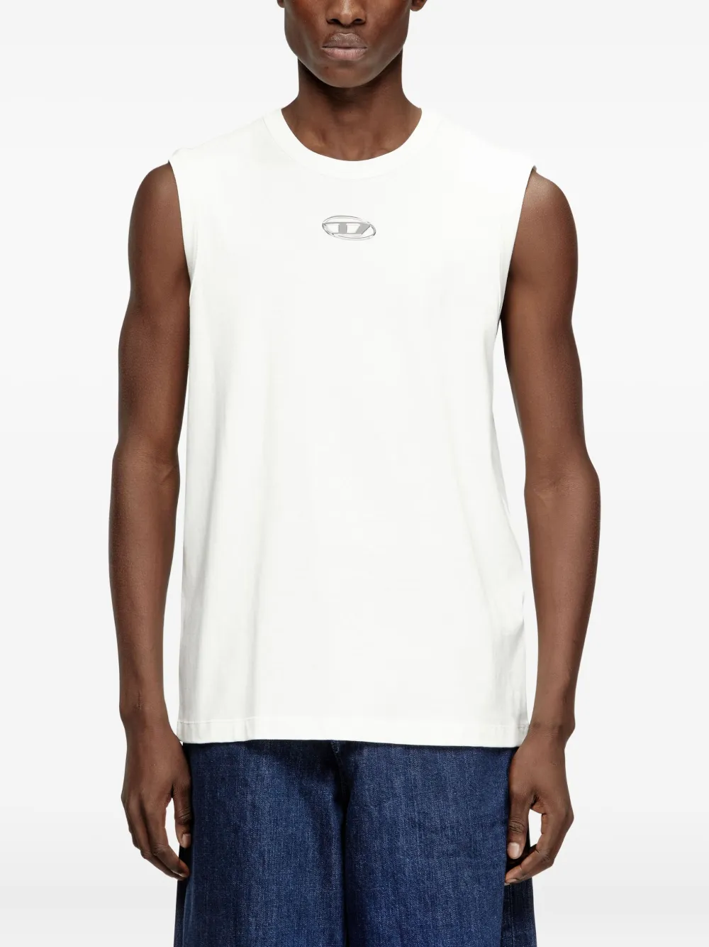 Diesel T-Bisco-Iod tanktop Wit