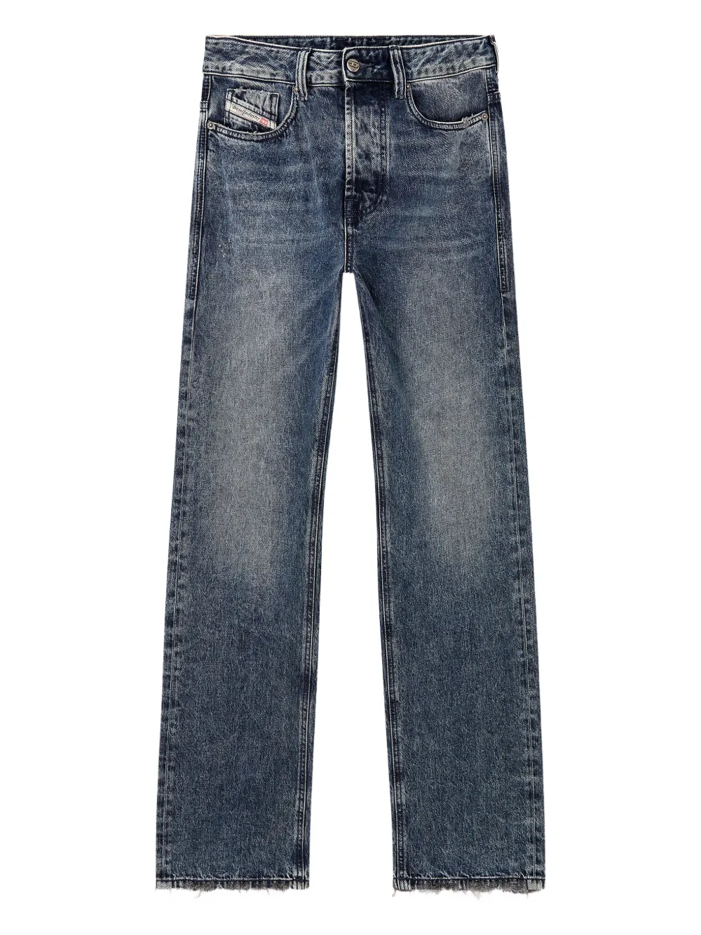 Diesel 1980 D-Eeper cotton trousers Blauw