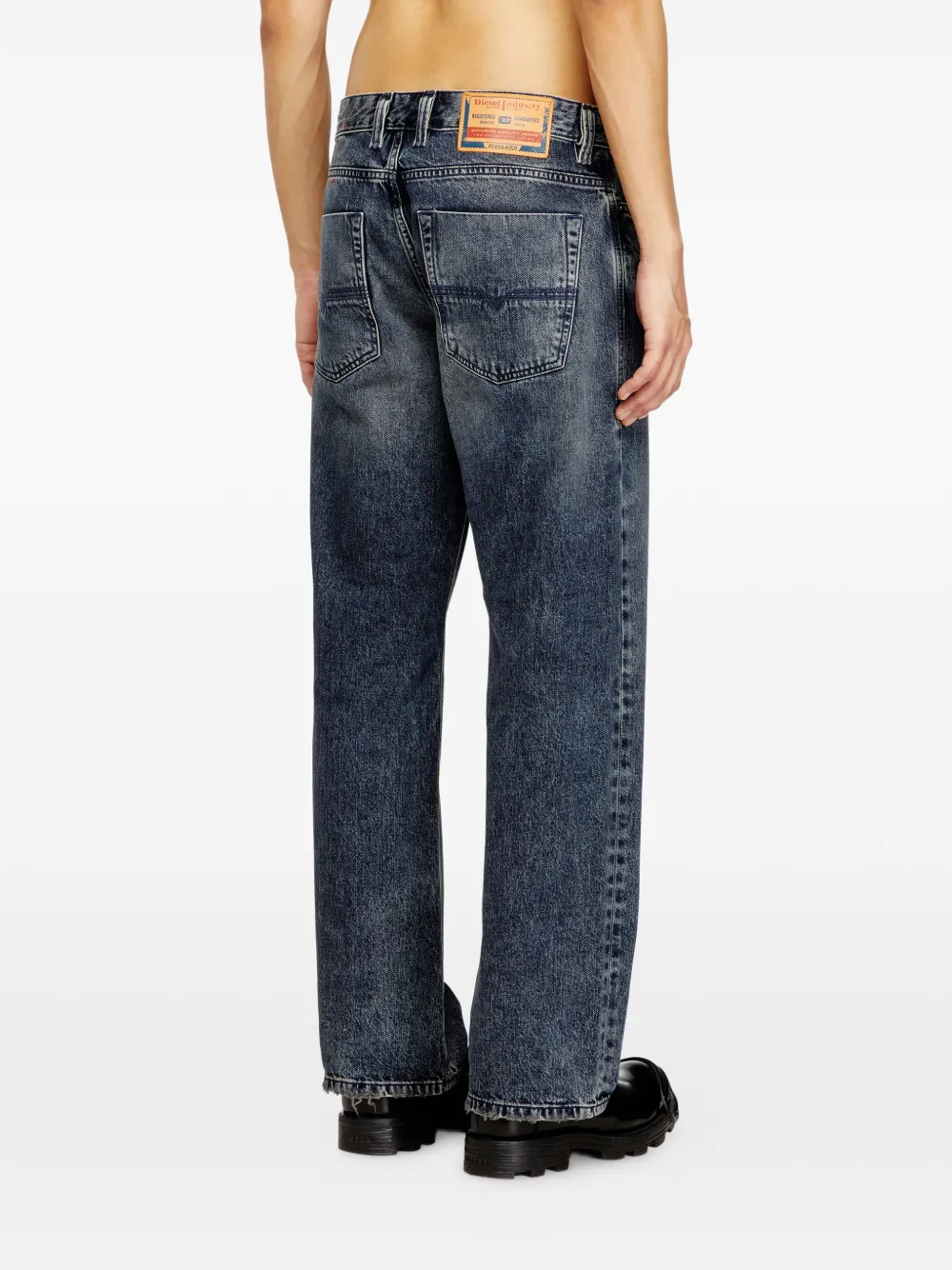 Diesel 1980 D-Eeper cotton trousers Blauw