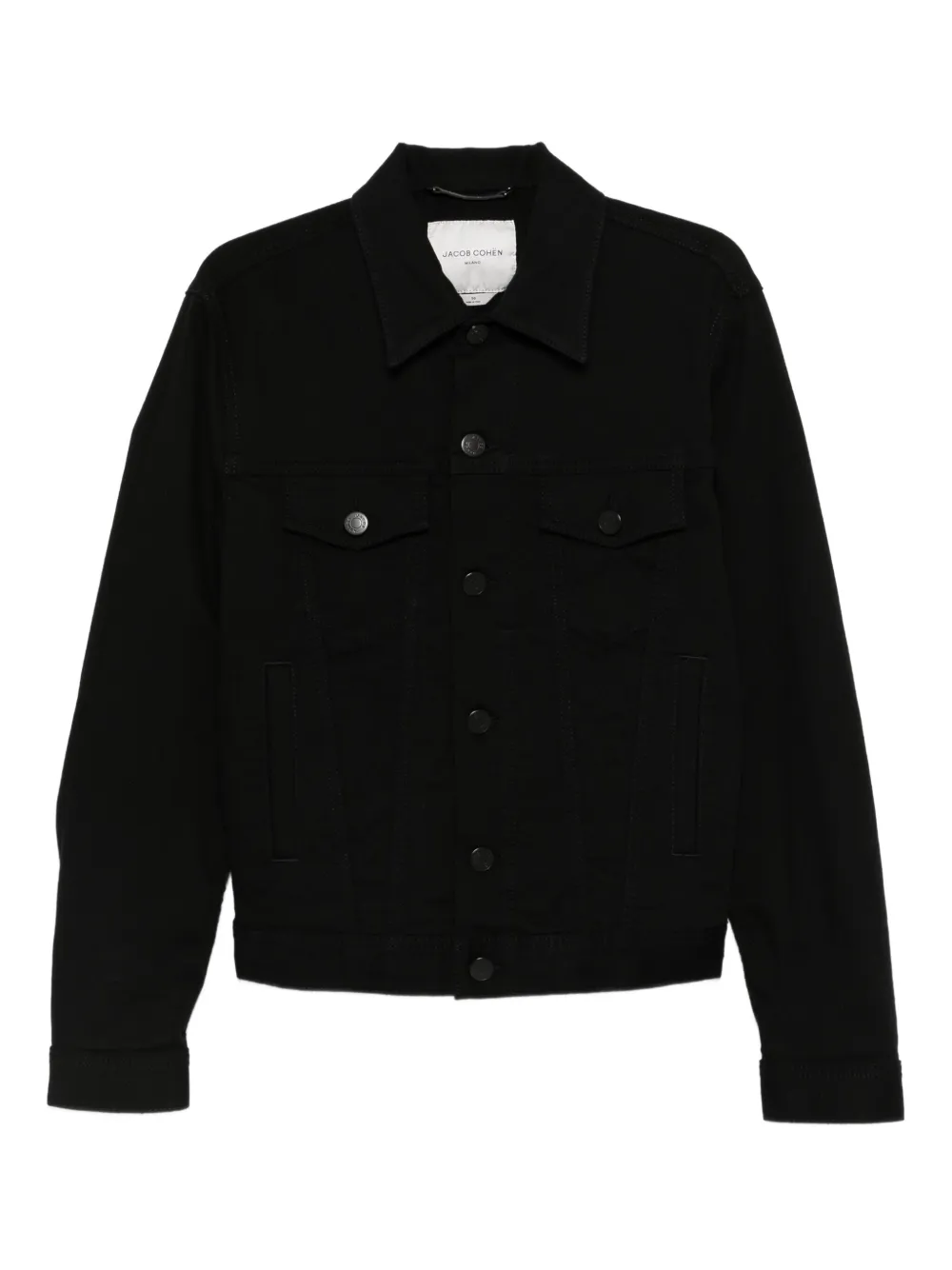 Jacob Cohën Jacke mit spitzem Kragen | Schwarz | Image 1