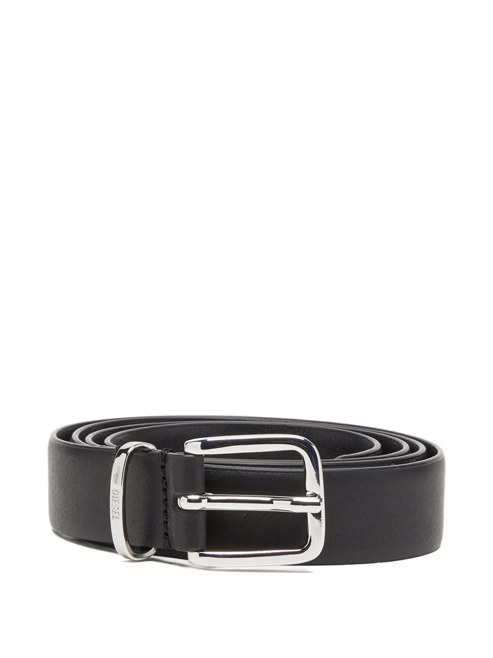 Diesel B-biscotto Knot 25 Belt In Black