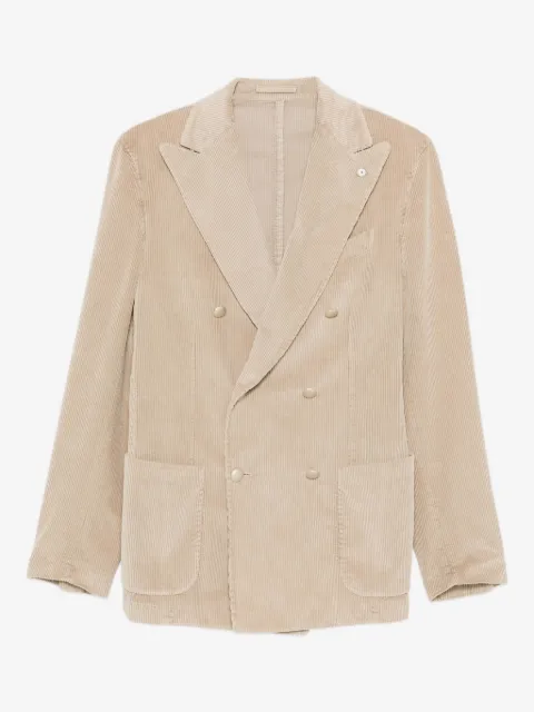 LUIGI BIANCHI MANTOVA double-breasted corduroy blazer