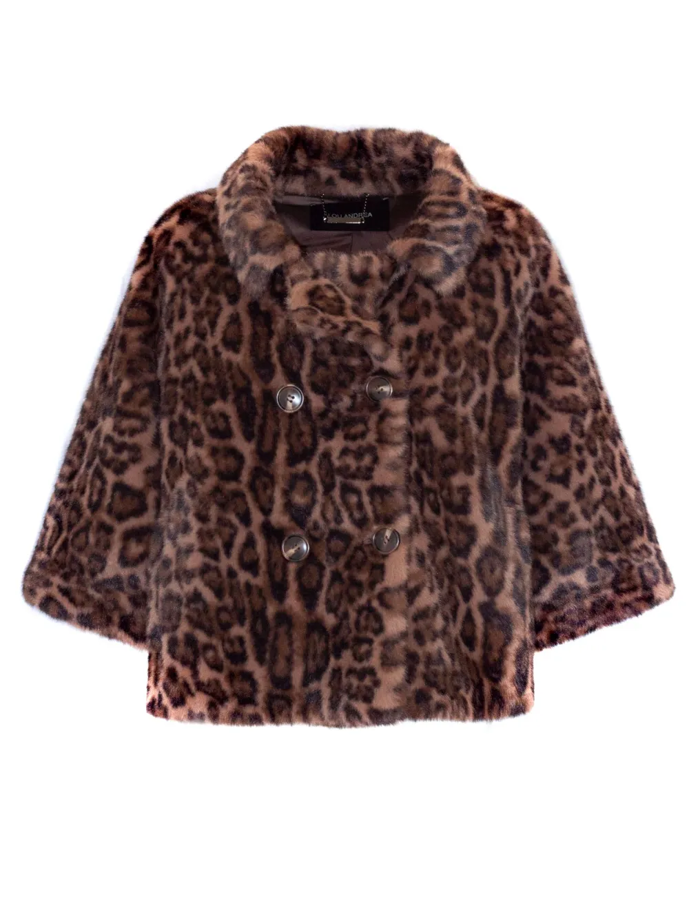LOU ANDREA double-breasted jacket | Brown | Image 1
