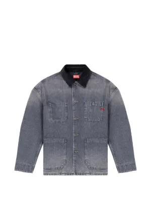 Diesel D-Barcy-S1 デニムジャケット | グレー | FARFETCH JP