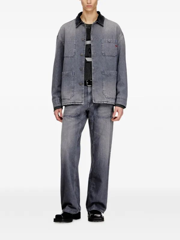 Diesel D-Stack-U-L デニムジャケット | グレー | FARFETCH JP