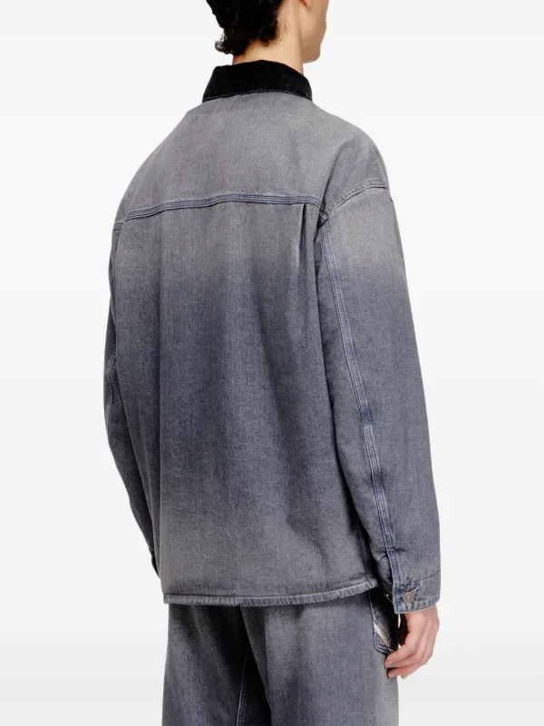 Diesel D-Stack-U-L デニムジャケット | グレー | FARFETCH JP