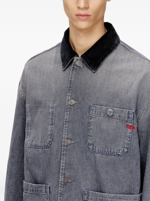 Diesel D-Stack-U-L デニムジャケット | グレー | FARFETCH JP