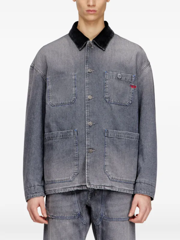 Diesel D-Stack-U-L デニムジャケット | グレー | FARFETCH JP