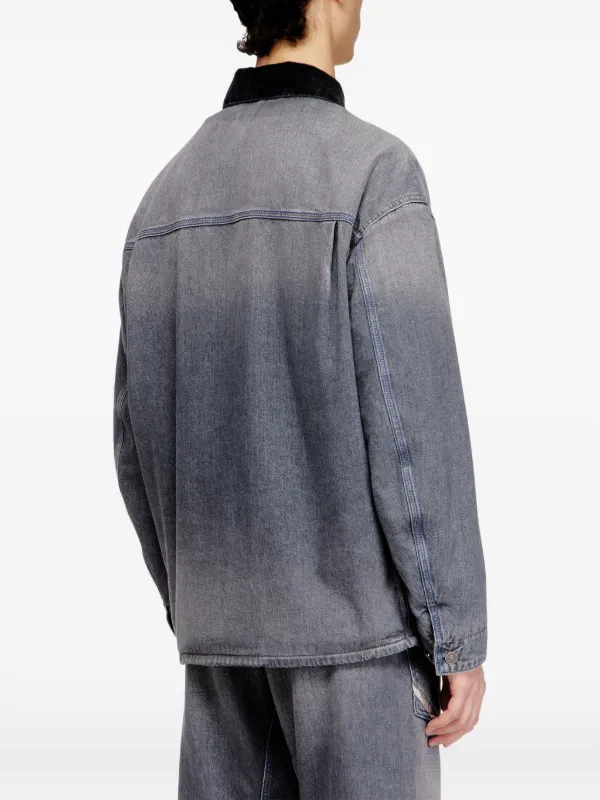 Diesel D-Stack-U-L デニムジャケット | グレー | FARFETCH JP