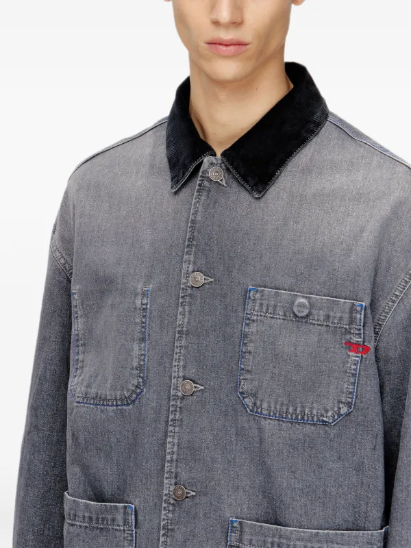 Diesel D-Stack-U-L デニムジャケット | グレー | FARFETCH JP