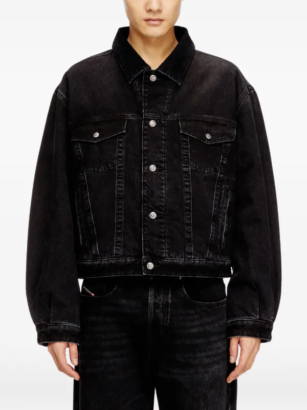 【美品】diesel archive コーティング　デニムジャケット　ブラック Diesel D-Ranger-T デニムジャケット | ブラック | FARFETCH JP