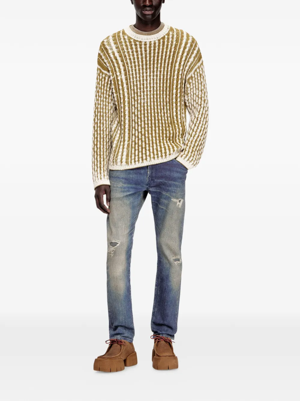 Diesel K-Moise sweater - Bruin