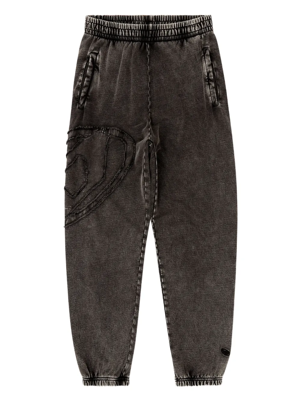 Diesel P-Marky-Den appliqué-detail track pants | Grey | Image 1