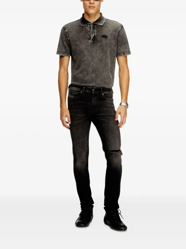 Diesel Skinny Jeans Low Waist 1979 Sleenker | Black | FARFETCH IN