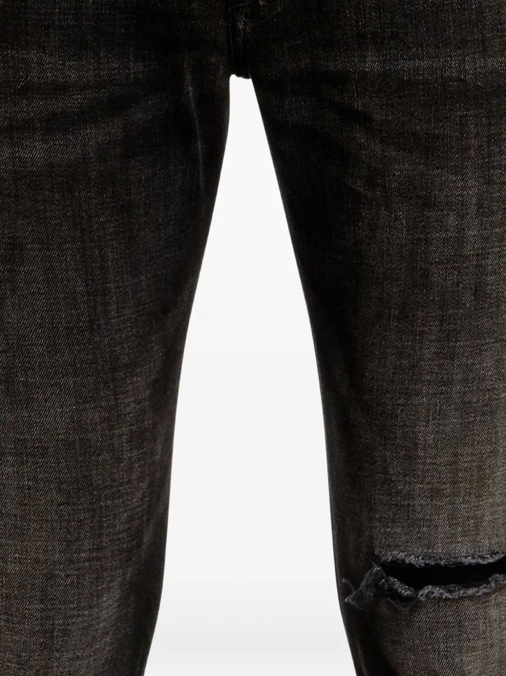 Diesel Sleenker 09n19 gerafelde jeans Zwart