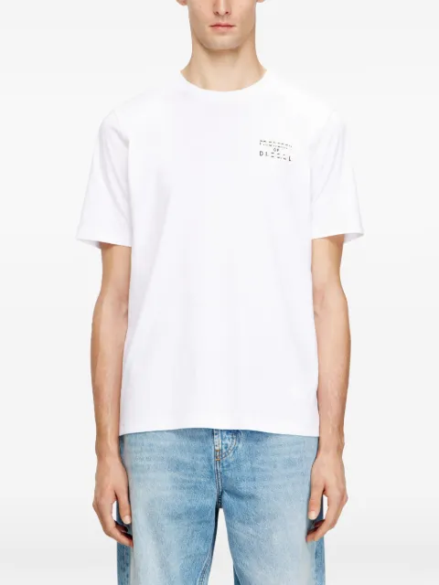 Diesel regular cotton T-shirt with puff print