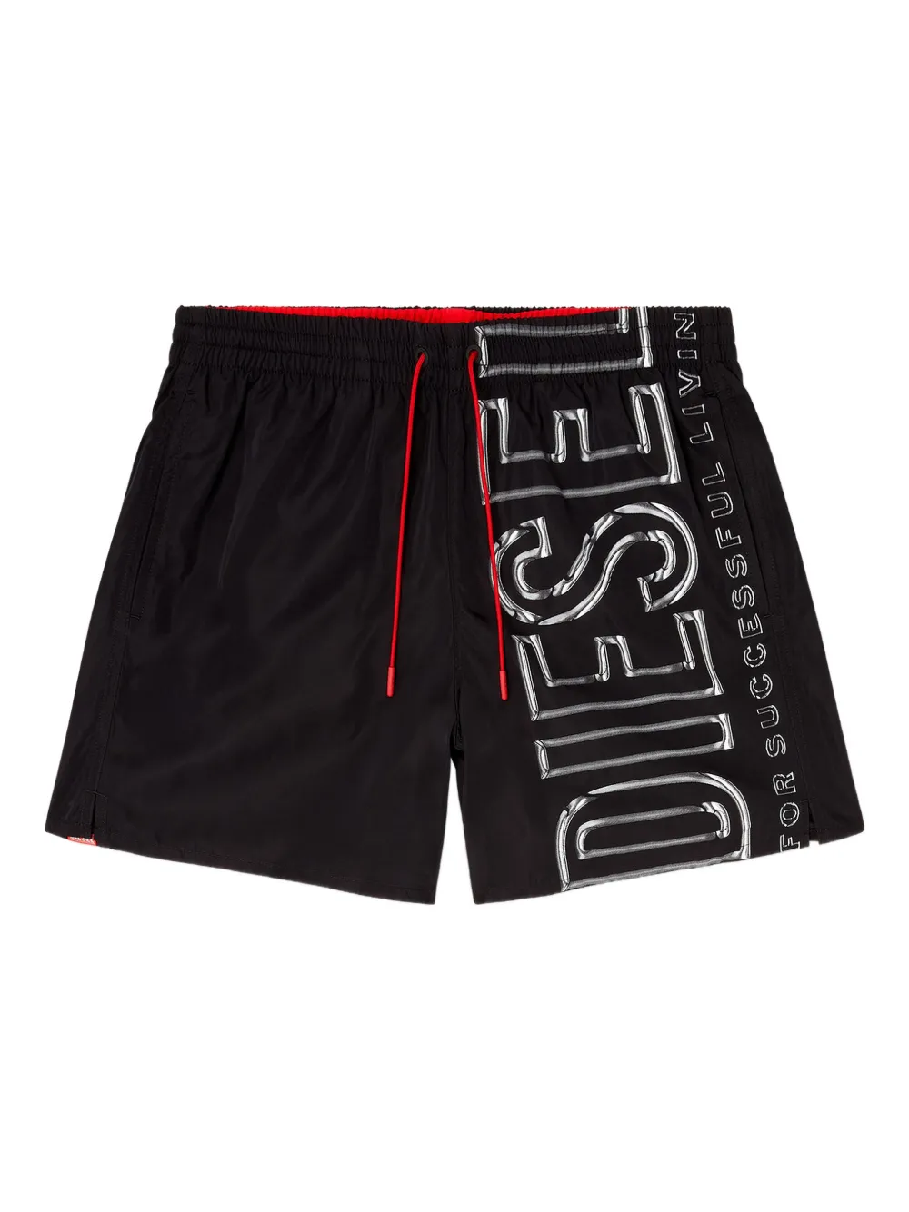 Diesel logo swim shorts - Nero
